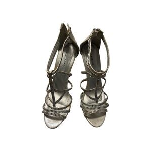 Call It Spring Silver Strappy Heels